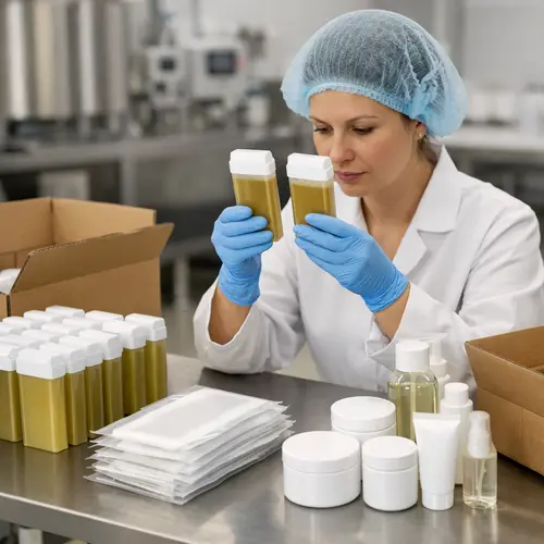 Quality inspection of roll-on wax cartridges and wax strip packaging for leakage and deformation