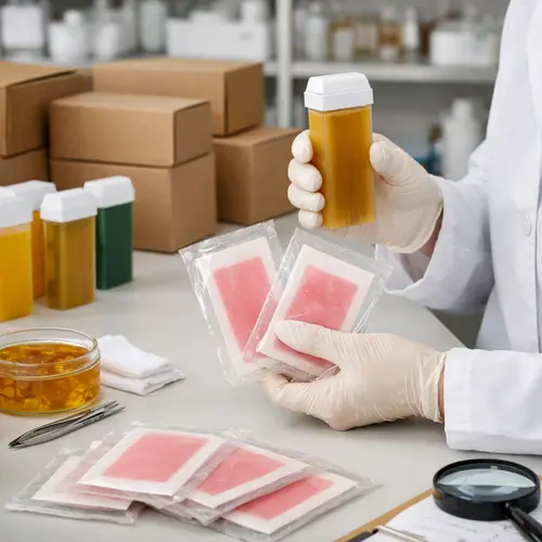 Quality control inspection of wax strip pouches and roll-on wax cartridges for leakage and packaging integrity