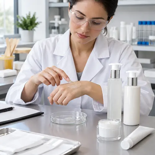 Lab review of soothing gel texture after hair removal