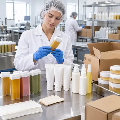 hair removal OEM packaging inspection for roll on wax cartridges depilatory cream and aftercare containers