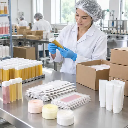hair removal manufacturing QC inspection for wax cartridges wax strip packaging and aftercare kits