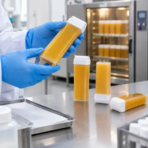 Roll-on wax cartridge leakage check during summer storage testing