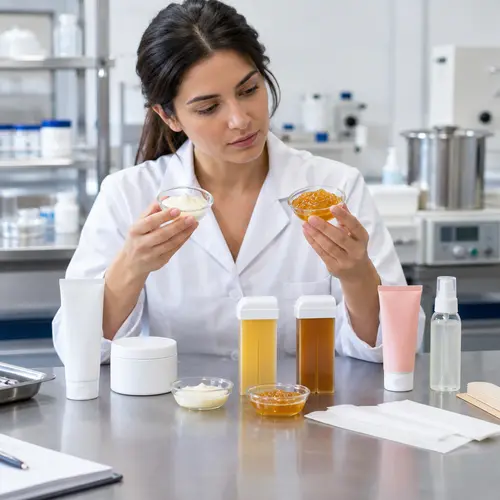 Depilatory cream and sugar wax sample review for private label production