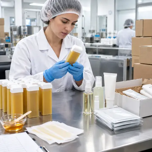 Roll-on wax cartridge leakage check and aftercare packaging inspection
