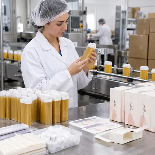 Quality inspection of roll-on wax cartridges and hair-removal product packaging