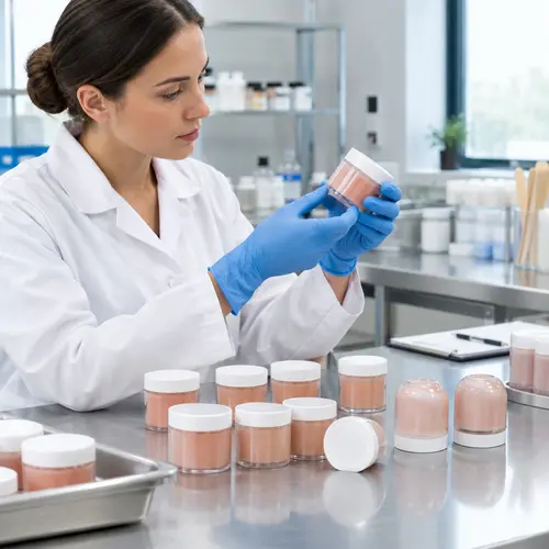 Filled wax jar packaging undergoing heat cold storage and leakage checks