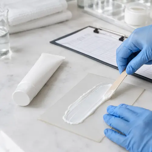 Depilatory cream sample review for sensitive skin positioning