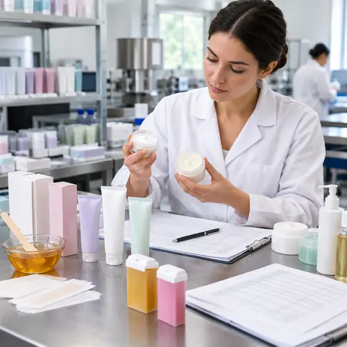 Depilatory cream sample and packaging review for OEM manufacturing