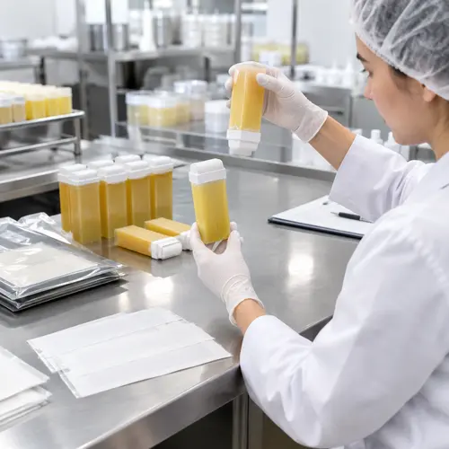roll-on wax cartridge leakage check and wax strip packaging inspection