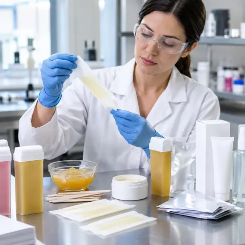 Wax strip adhesion aging and packaging quality inspection
