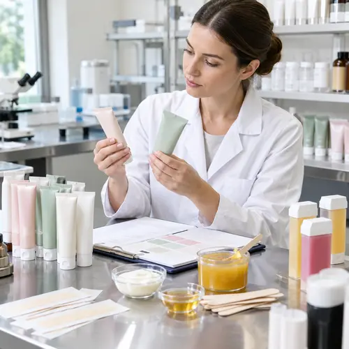 Depilatory cream sample review in production-intent tube packaging