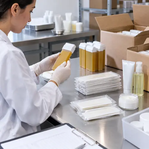 Quality-control inspection of roll-on wax cartridges and wax strip packaging