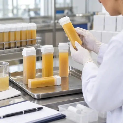Roll-on wax cartridge leakage check using production-intent packaging