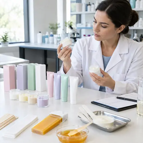 Depilatory cream sample review with final tube and carton packaging