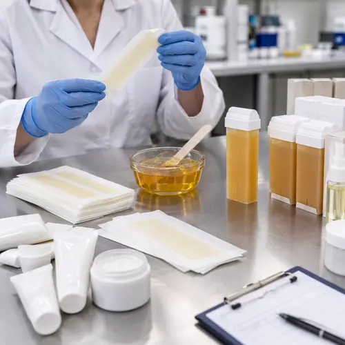 Wax strip and roll-on wax cartridge packaging compatibility inspection