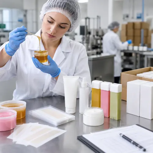 Hair removal product quality control inspection for texture fill and packaging seals