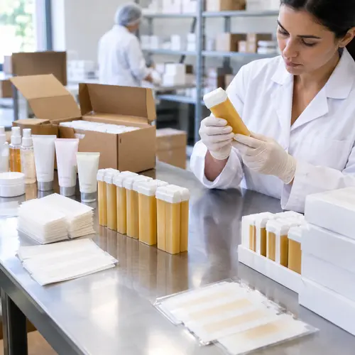 Quality inspection of roll-on wax cartridges and wax strip packaging for leakage and seal performance