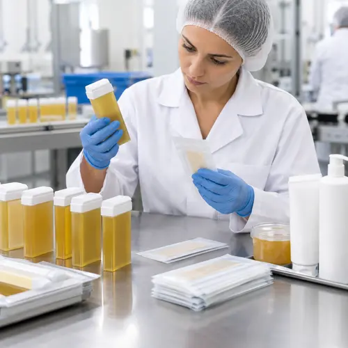 Quality inspection of roll-on wax cartridges and wax strip packaging