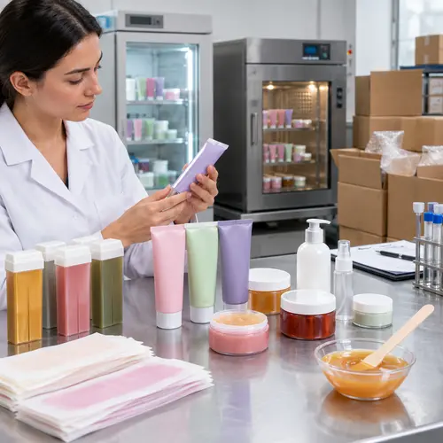 Hair removal product packaging compatibility and shipment condition QC inspection