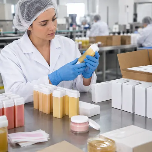 Roll-on wax cartridge leakage and packaging QC inspection