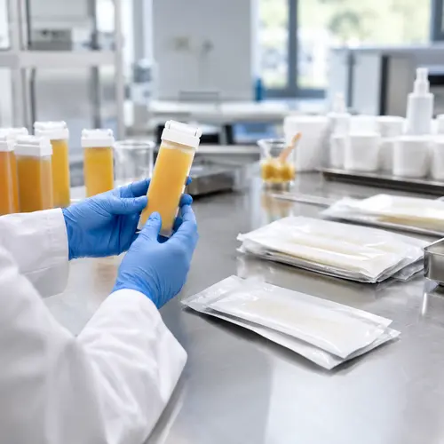 Roll-on wax cartridge leakage check and wax strip packaging inspection