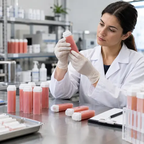 Roll-on wax cartridge leakage check during hair removal product quality control