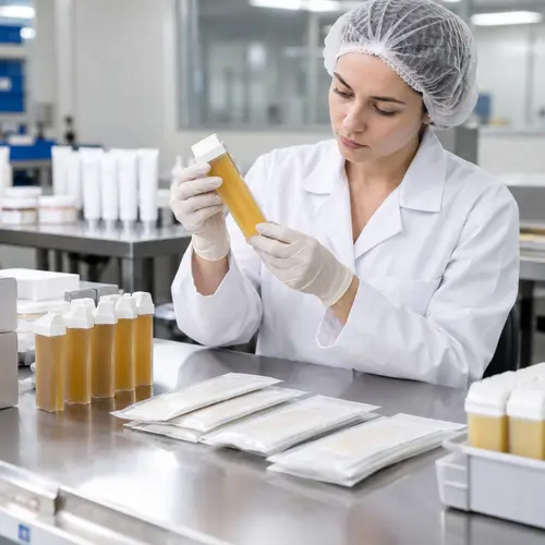 QC inspection of roll-on wax cartridge leakage and wax strip packaging