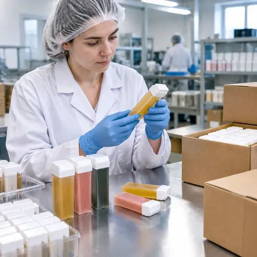 Roll-on wax cartridge leakage and shipment inspection