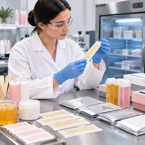 Wax strip packaging and seal inspection during laboratory stability review