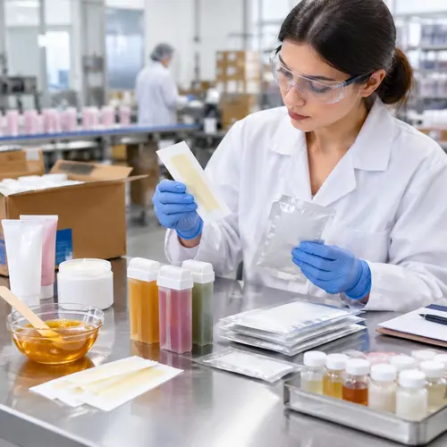 Wax strip packaging seal and coating quality inspection
