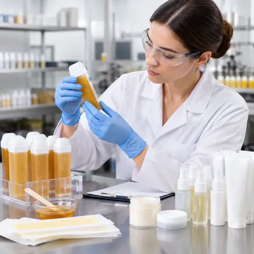 Roll-on wax cartridge leakage check and aftercare serum packaging inspection