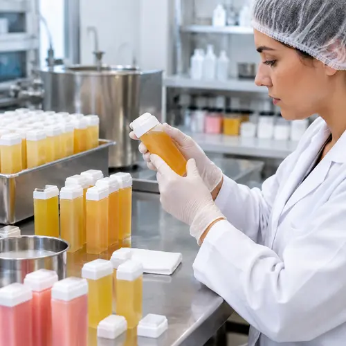 Roll-on wax cartridge leakage check during hair removal product QC inspection
