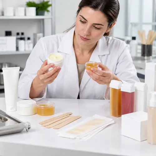 Depilatory cream and salon wax sample review for OEM formula approval
