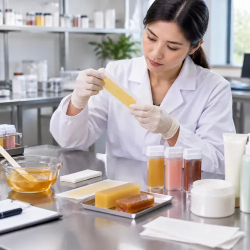 Hair removal wax and roll-on cartridge QC inspection