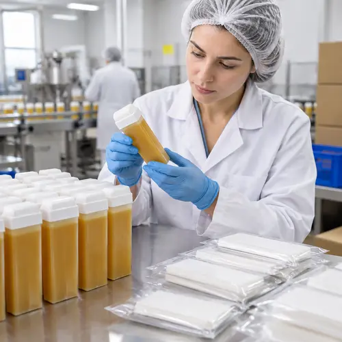 QC inspection of roll-on wax cartridges and wax strip packaging