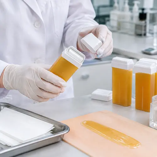 Roll-on wax cartridge leakage and dispensing check