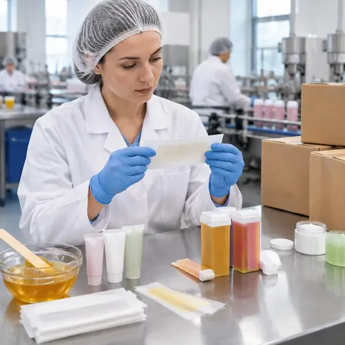 Hair-removal product QC inspection for wax strips and cartridge seals
