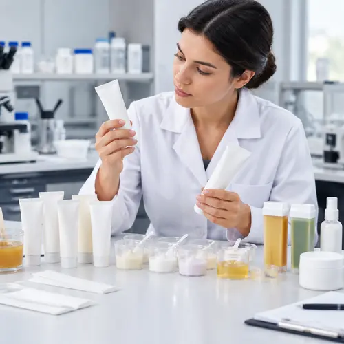 Depilatory cream sample review for private-label formula approval