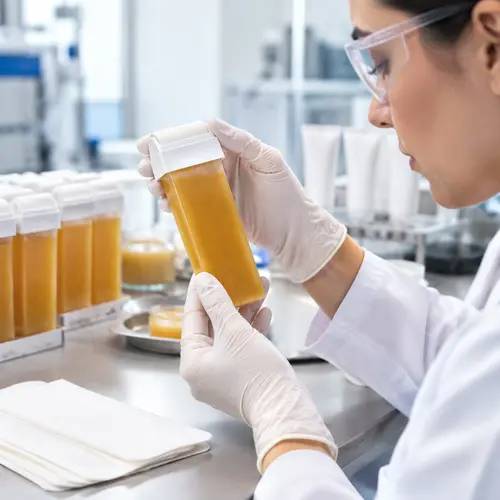 Roll-on wax cartridge leakage check during packaging compatibility review