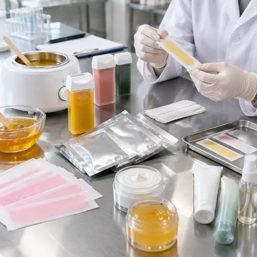 Roll-on wax cartridge leakage and wax strip adhesion quality check