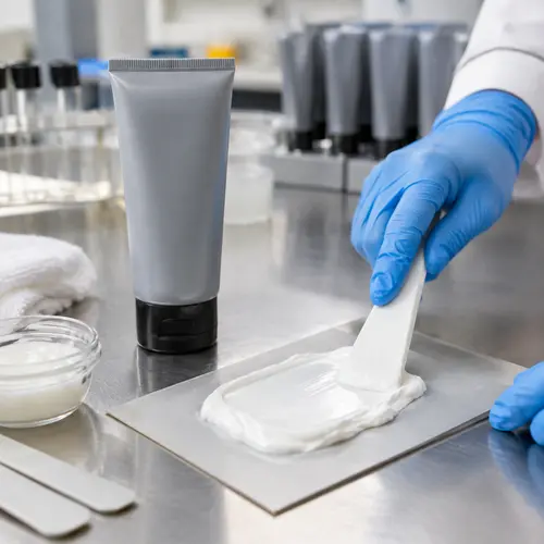 Depilatory cream sample review for men's body hair removal private label product