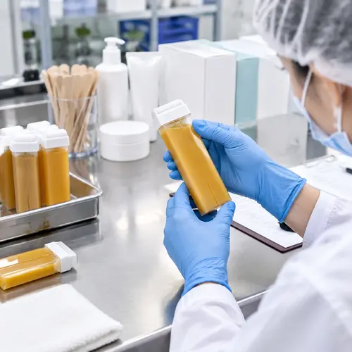 Roll-on wax cartridge leakage check and aftercare packaging inspection