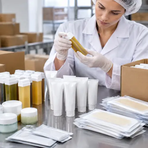 Quality inspection of roll-on wax cartridges, depilatory cream tubes, and wax strip pouches