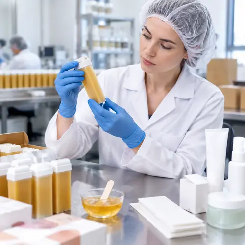 Roll-on wax cartridge leakage and packaging compatibility check during quality control