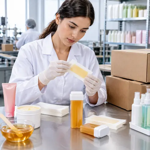 Wax strip adhesion and roll-on cartridge leakage quality inspection