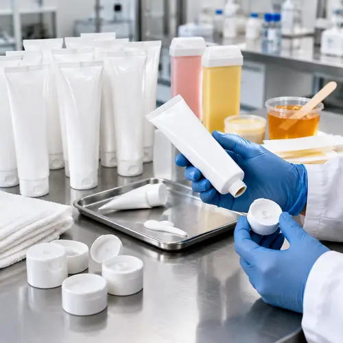 Depilatory cream tube packaging compatibility and leakage inspection
