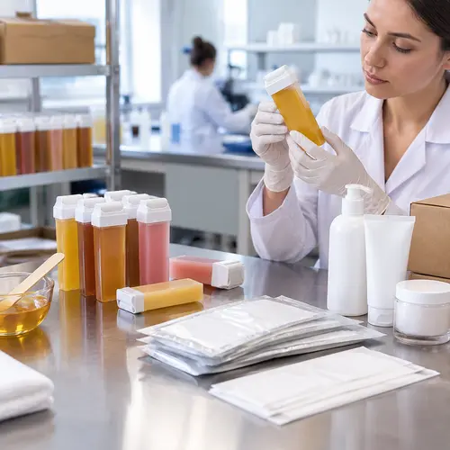 Roll-on wax cartridge leakage check and wax strip packaging QC inspection