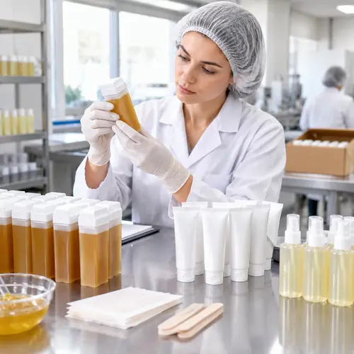 Roll-on wax cartridge leakage check and hair removal product quality inspection