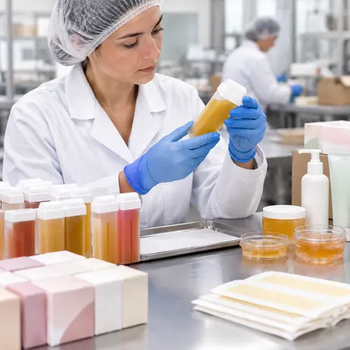Roll-on wax cartridge leakage check during hair removal product quality inspection