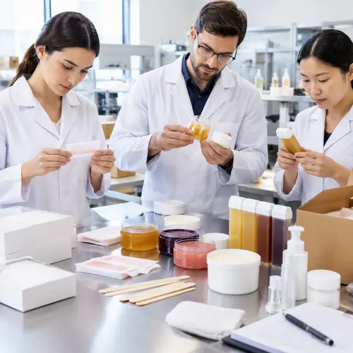 Wax strip packaging and roll-on cartridge leakage inspection